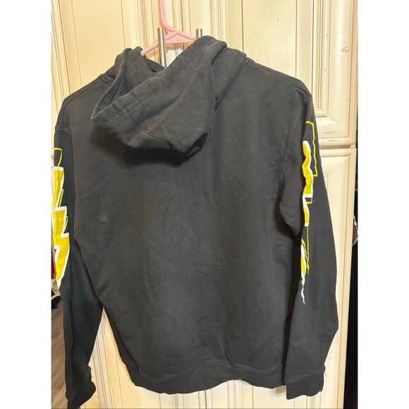 Nickelodeon Men's Mash-up Graphic Pullover Hoodie Sweatshirt Black Small NWT - Picture 3 of 7